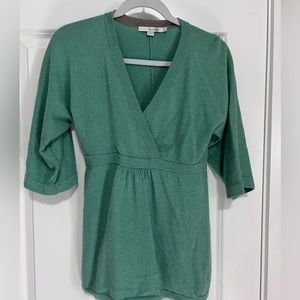 Boden mint green cashmere/angora/cotton blend sweater, women’s size 6.